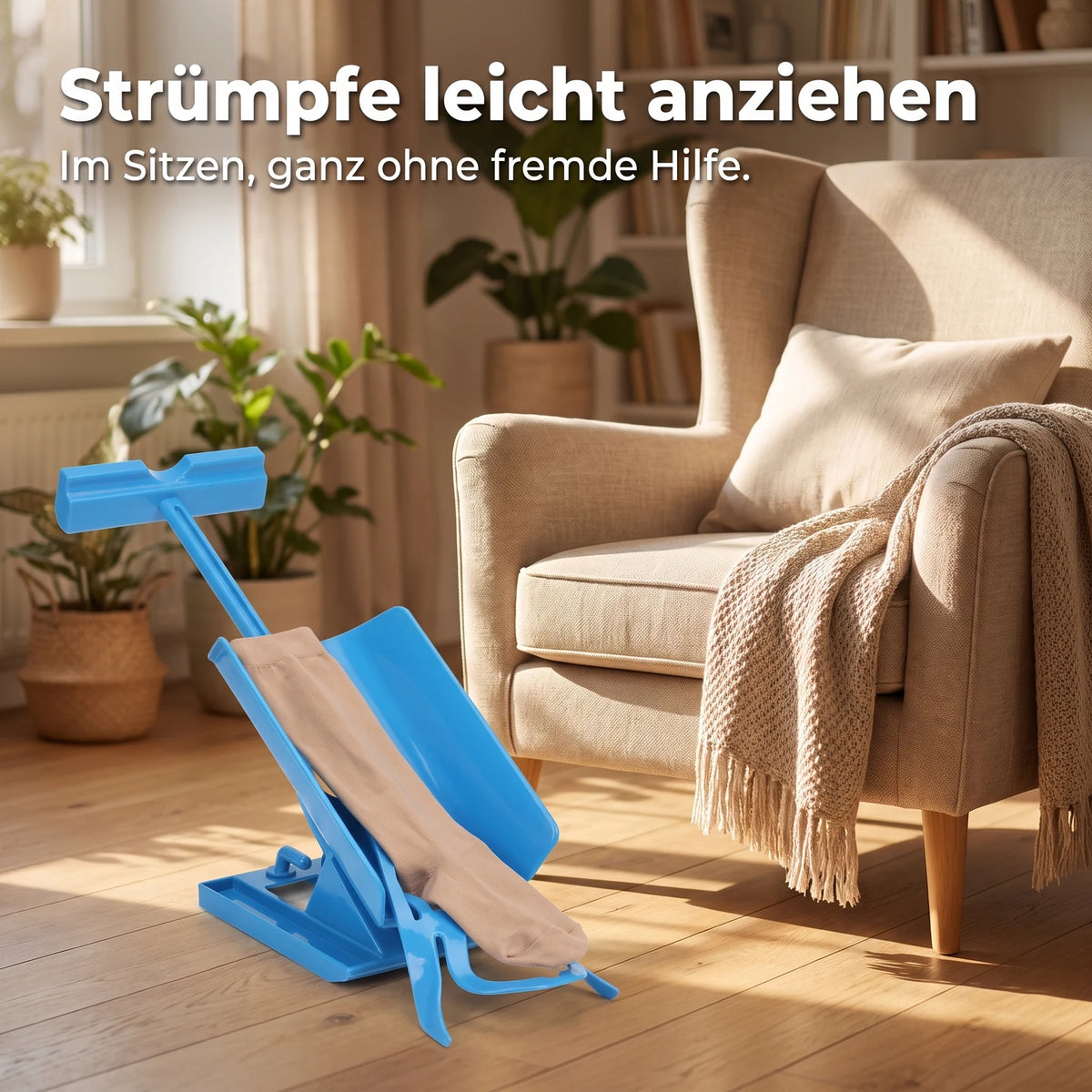 SILA – Anziehhilfe für Kompressionsstrümpfe – ohne Bücken