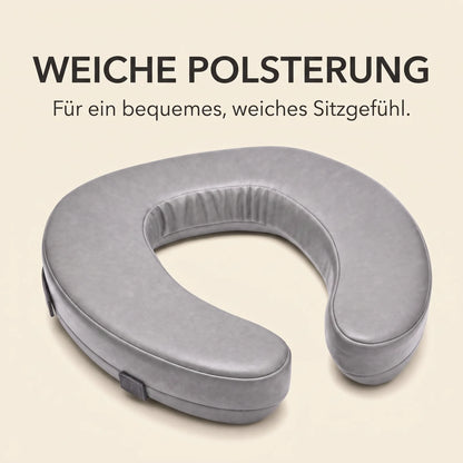 AVEO – Toilettensitzkissen mit Erhöhung – gepolstert, 5 cm