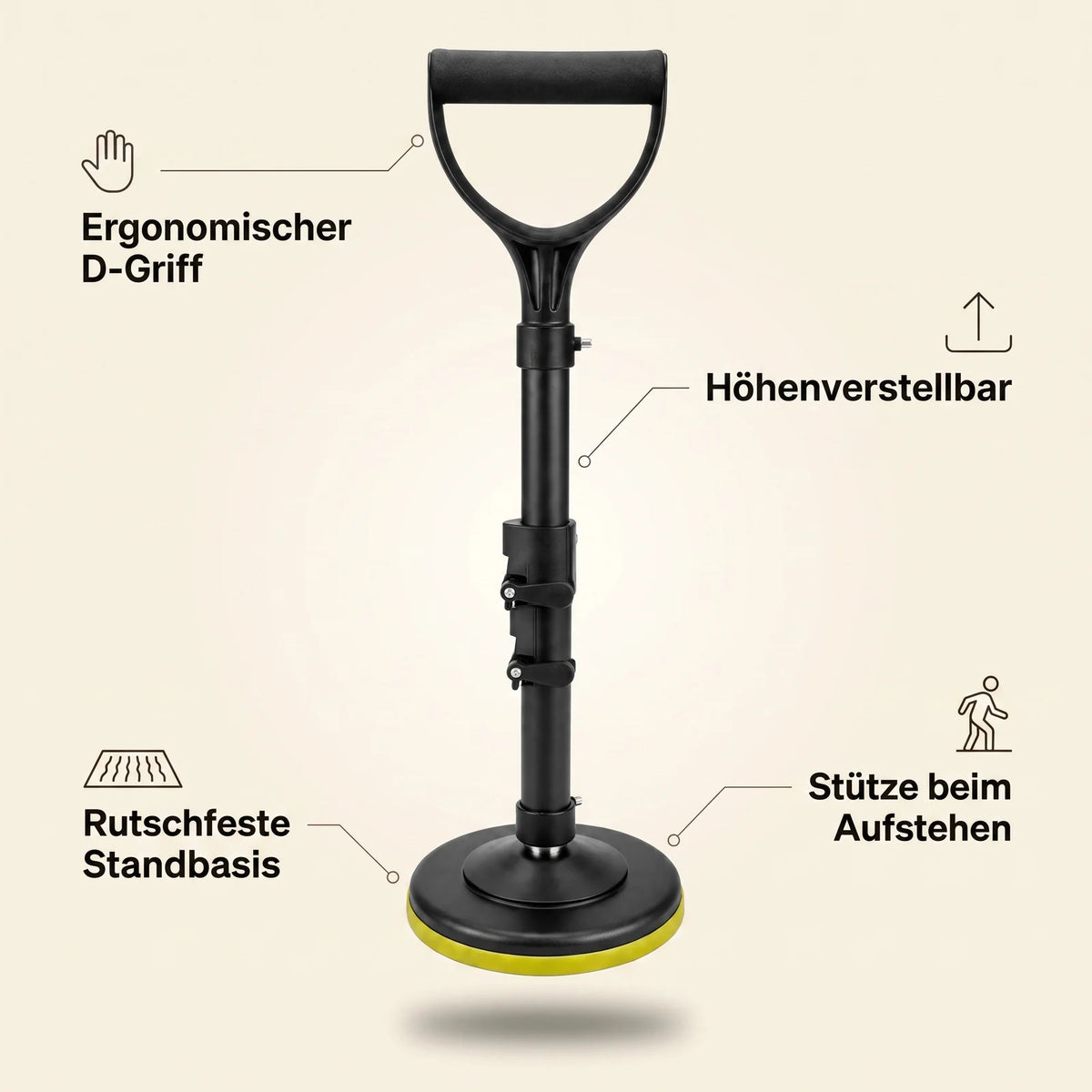 LEVIO – Aufstehhilfe für Sessel & Sofa – ohne Bohren