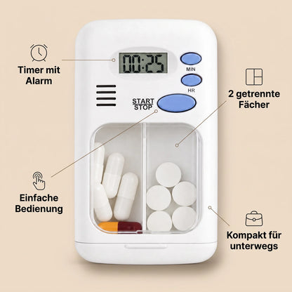 REMI – Pillendose mit Timer & Alarm – ganz ohne App
