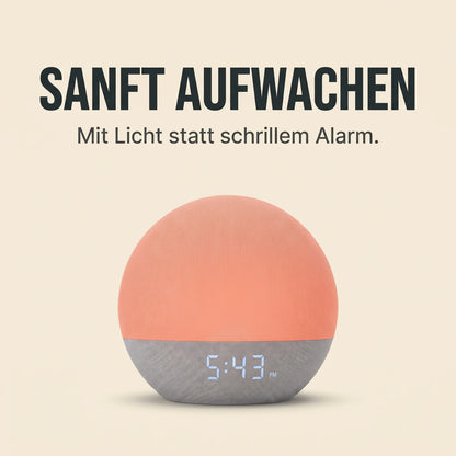 ALBA Tageslichtwecker, sanft aufwachen mit Licht statt schrillem Alarm